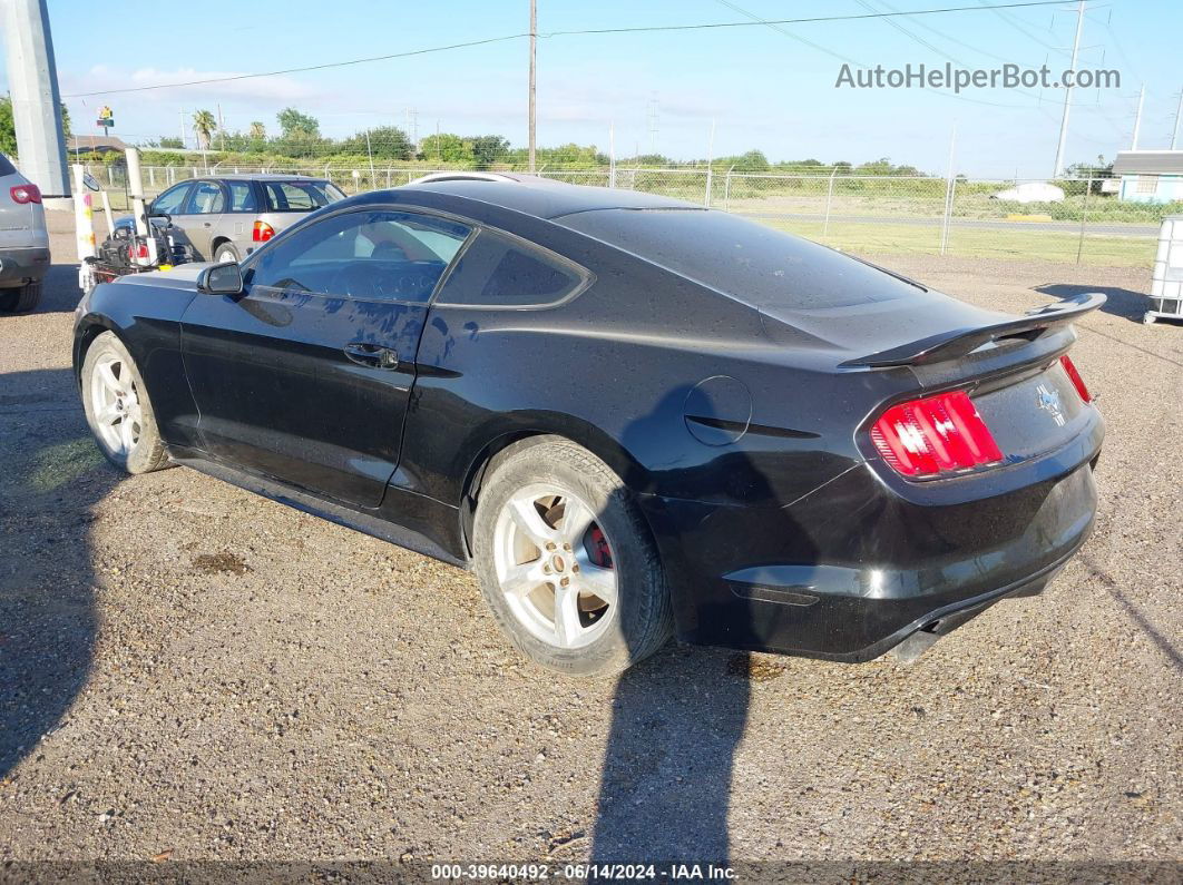 2016 Ford Mustang V6 Black vin: 1FA6P8AM7G5327116