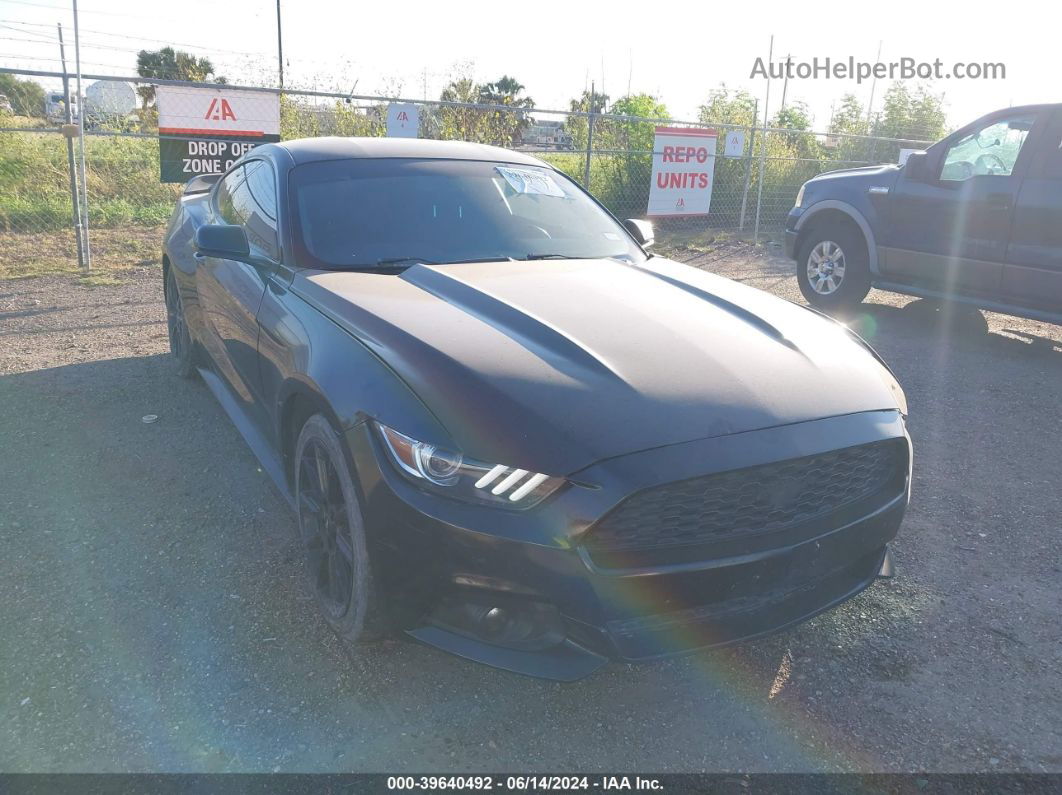 2016 Ford Mustang V6 Black vin: 1FA6P8AM7G5327116