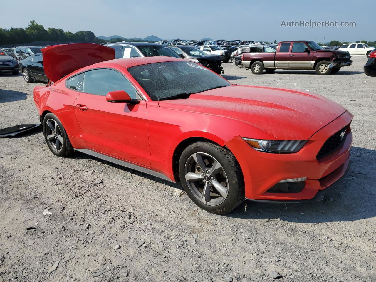 2015 Ford Mustang  Red vin: 1FA6P8AM8F5300747