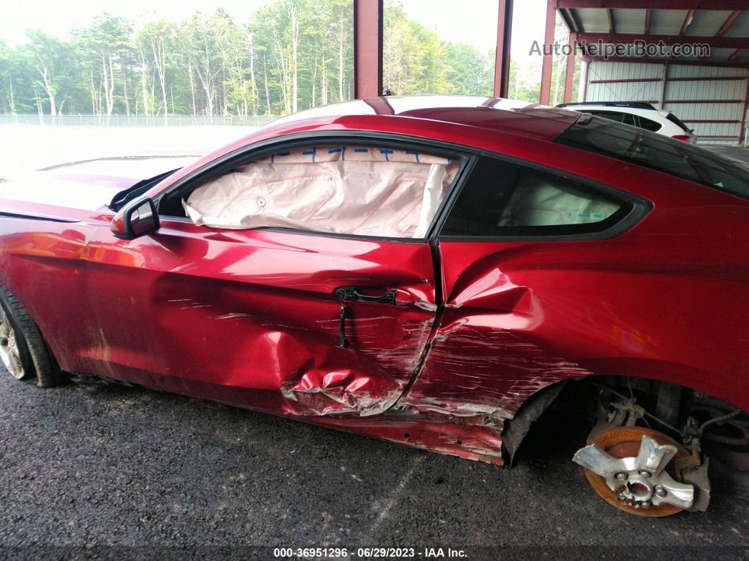 2015 Ford Mustang V6 Burgundy vin: 1FA6P8AM8F5340245