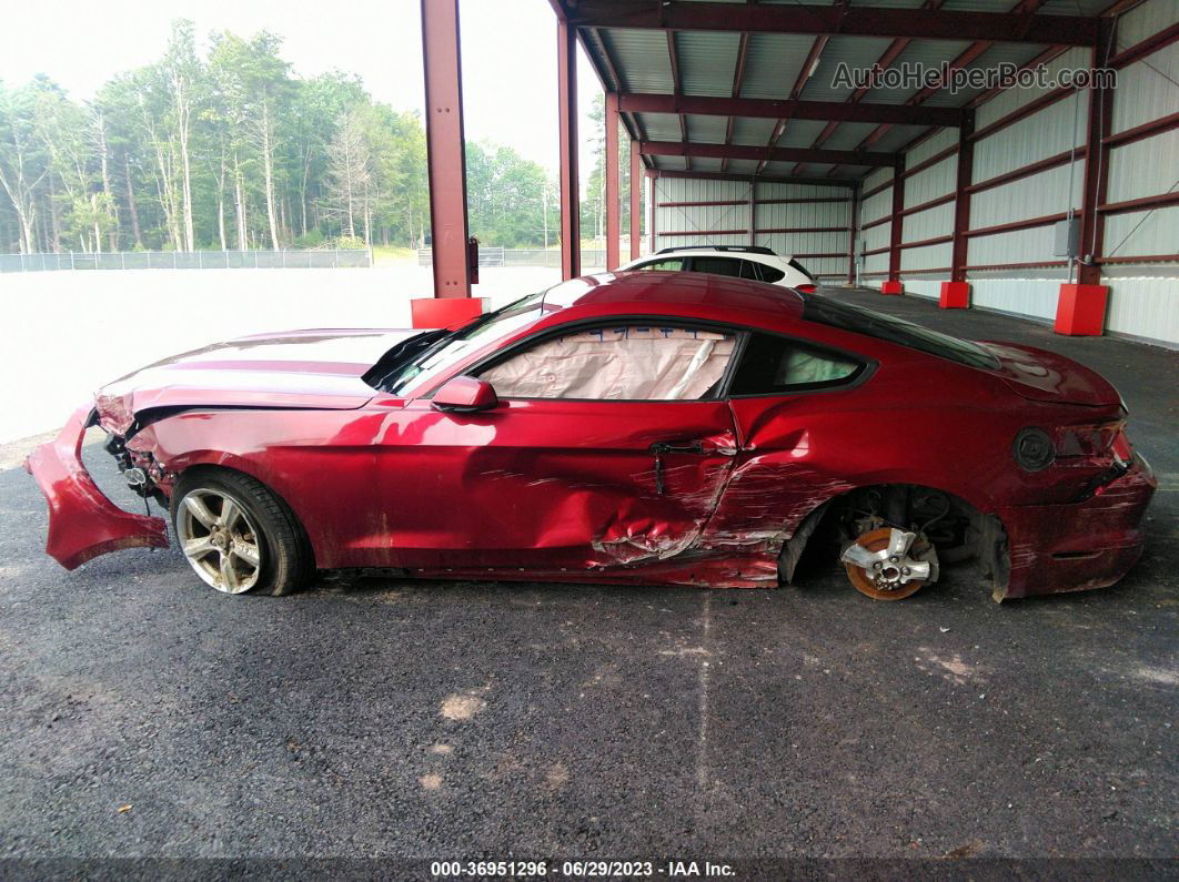 2015 Ford Mustang V6 Burgundy vin: 1FA6P8AM8F5340245