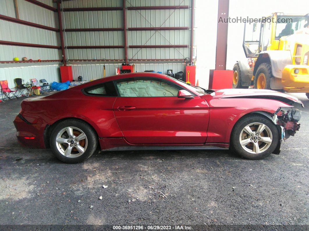 2015 Ford Mustang V6 Бордовый vin: 1FA6P8AM8F5340245