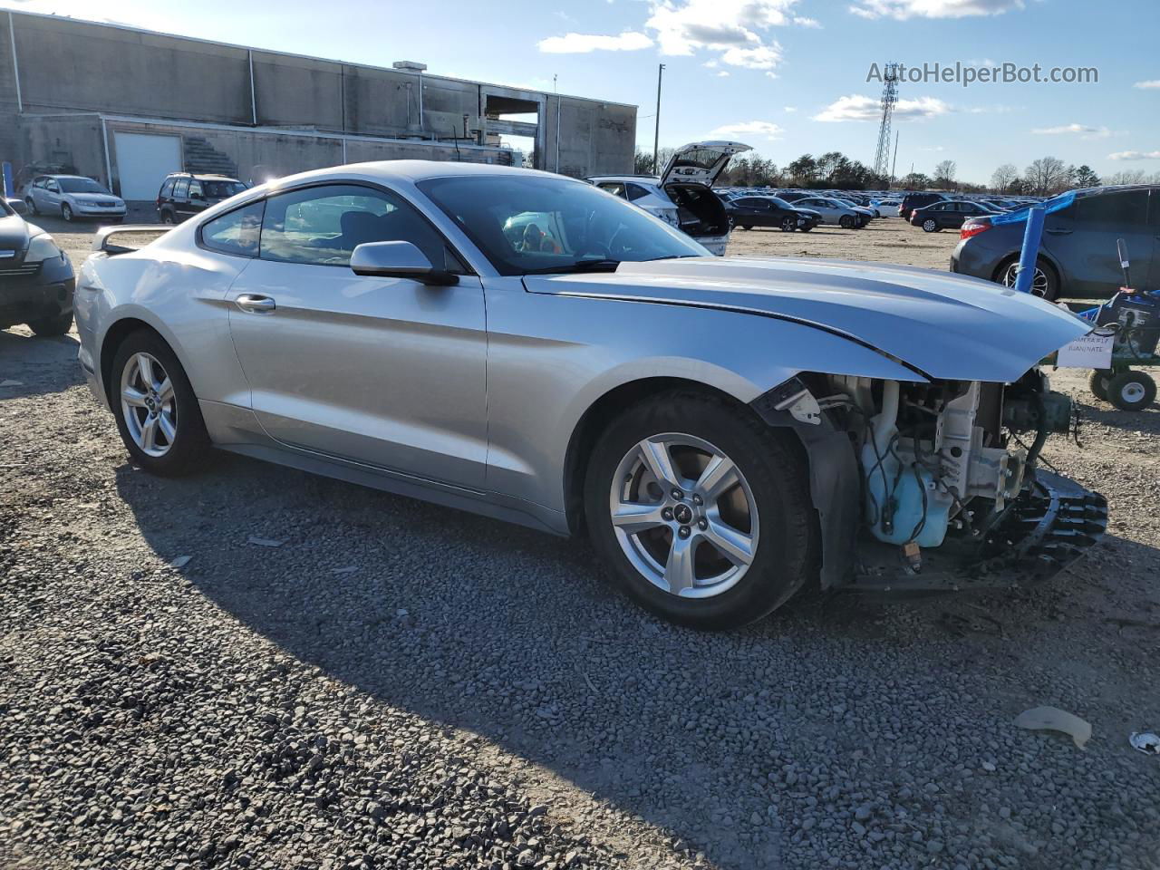 2015 Ford Mustang  Silver vin: 1FA6P8AM8F5350354