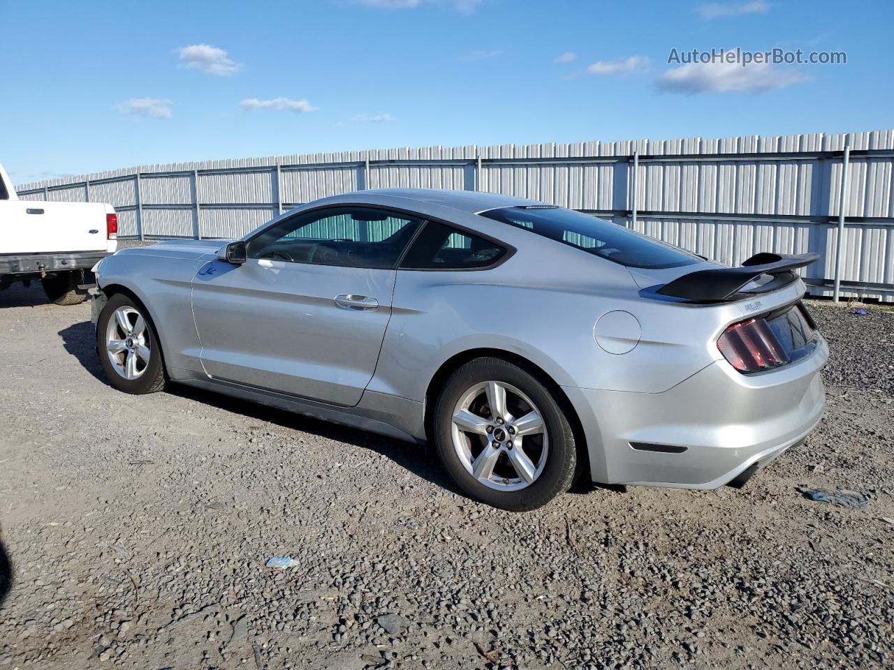 2015 Ford Mustang  Silver vin: 1FA6P8AM8F5350354