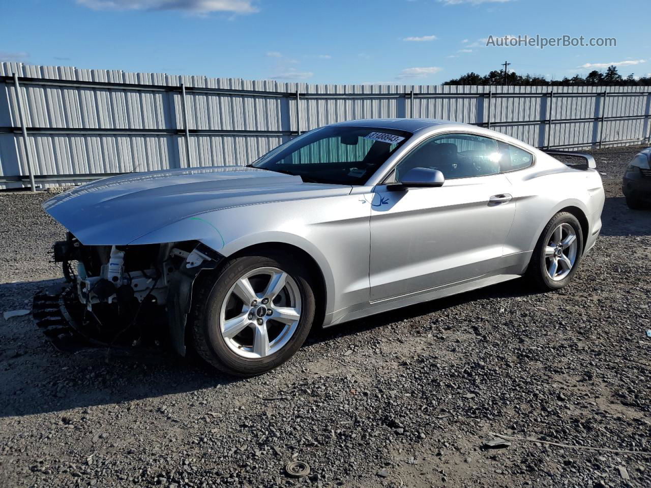 2015 Ford Mustang  Silver vin: 1FA6P8AM8F5350354