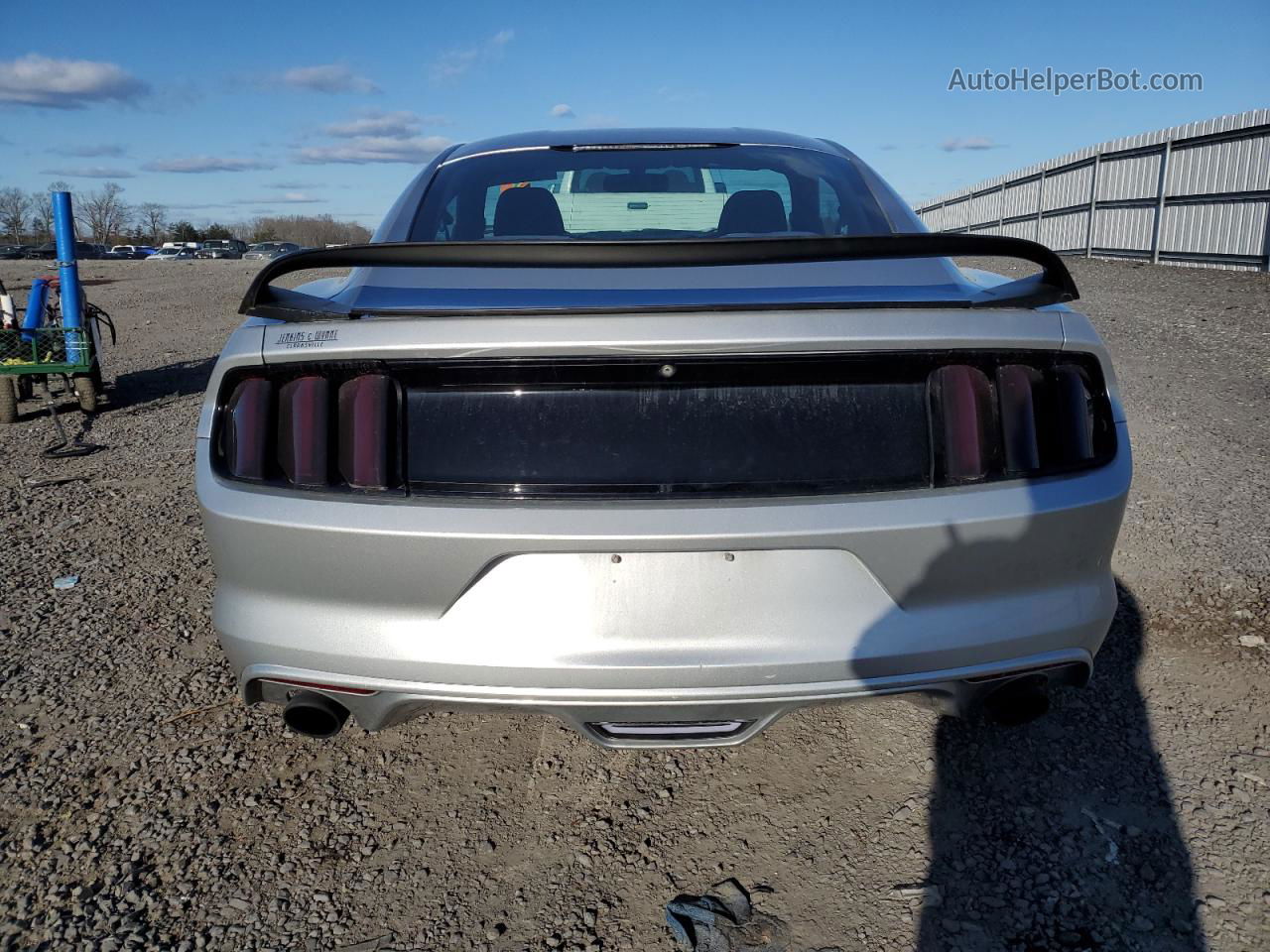 2015 Ford Mustang  Silver vin: 1FA6P8AM8F5350354