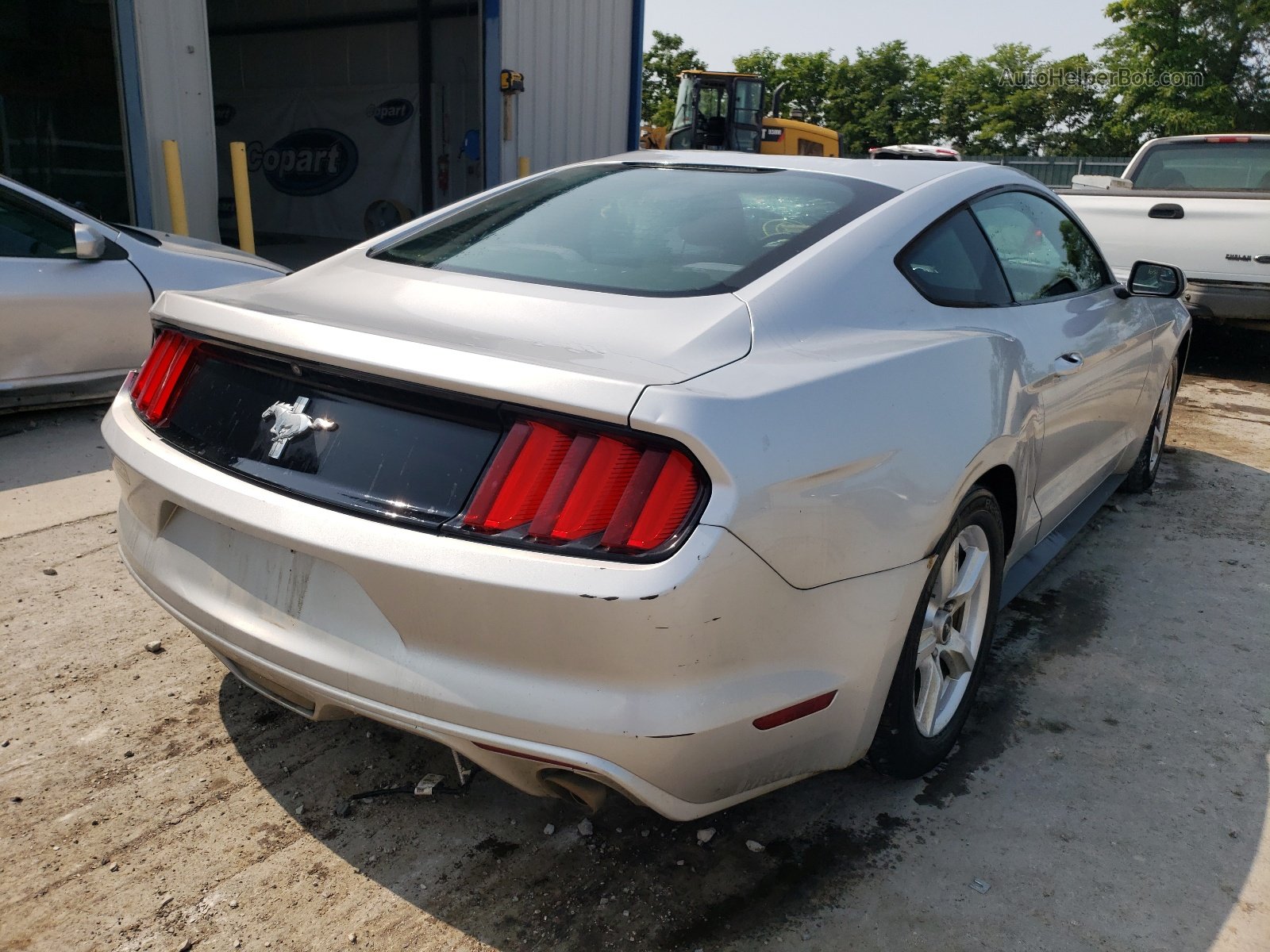 2015 Ford Mustang Silver vin: 1FA6P8AM8F5378042