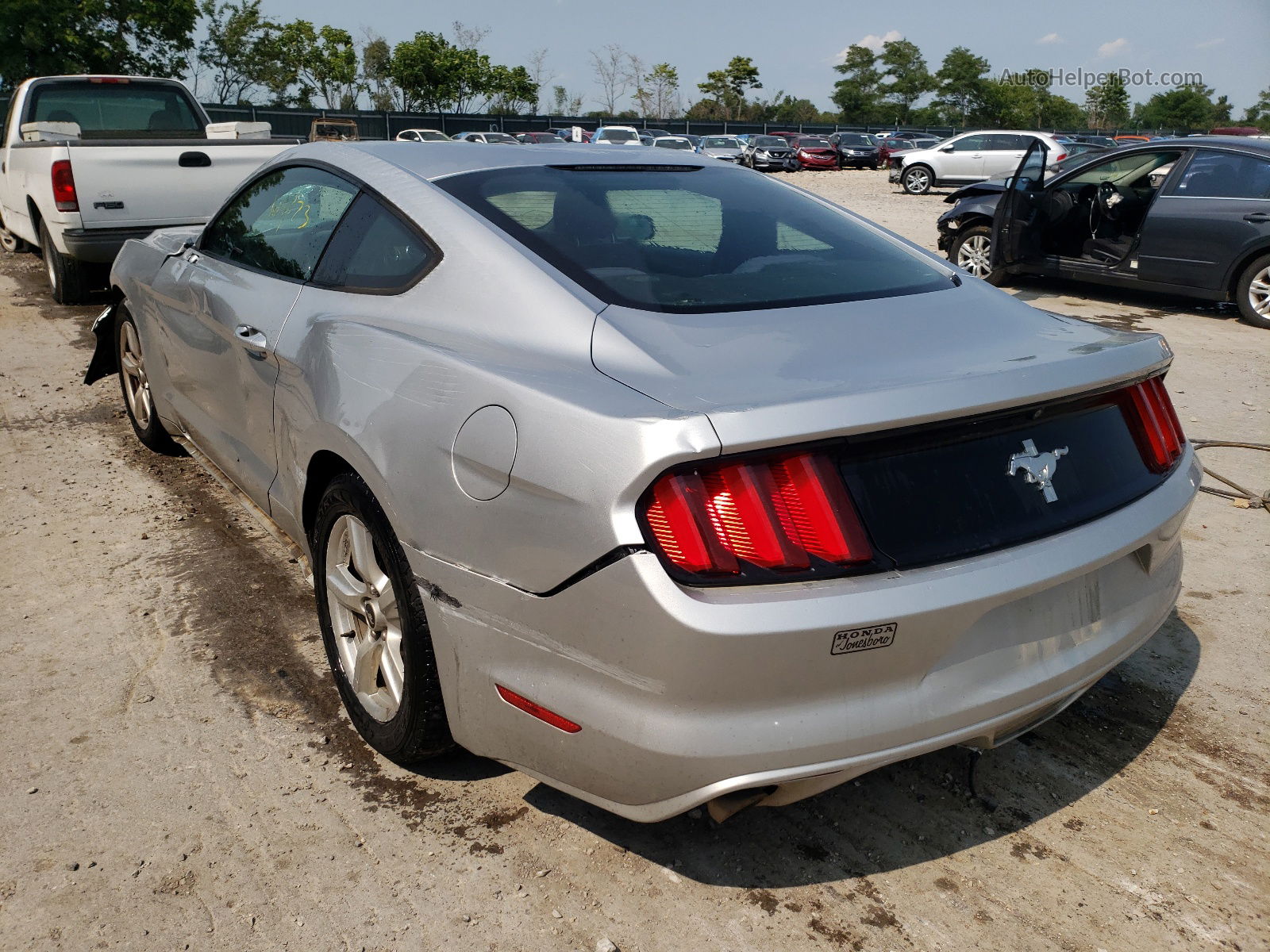 2015 Ford Mustang Silver vin: 1FA6P8AM8F5378042