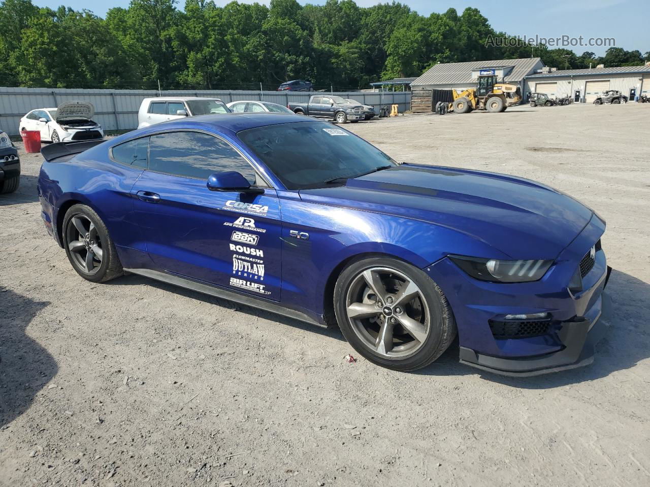 2015 Ford Mustang  Blue vin: 1FA6P8AM8F5388540