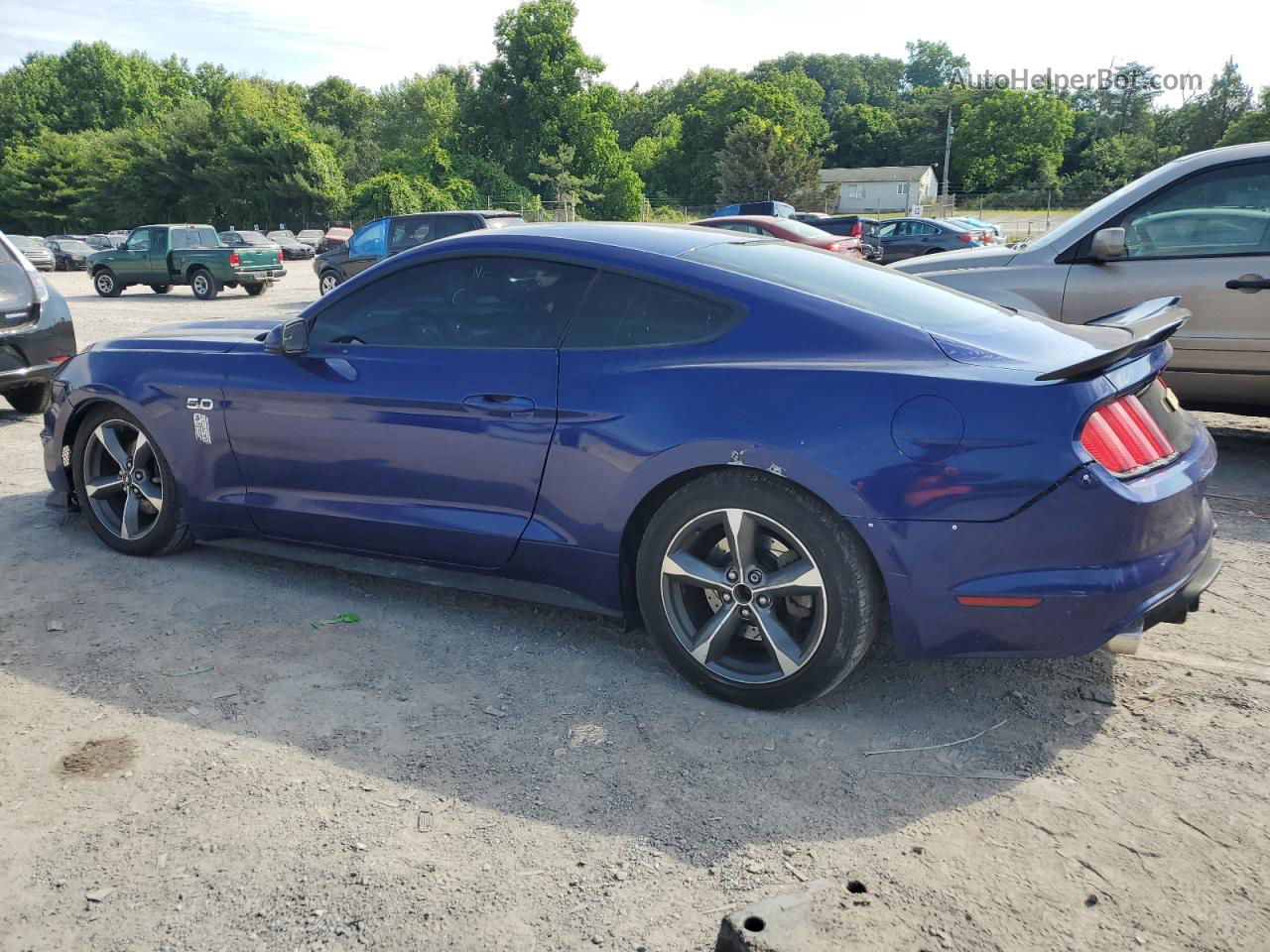 2015 Ford Mustang  Blue vin: 1FA6P8AM8F5388540