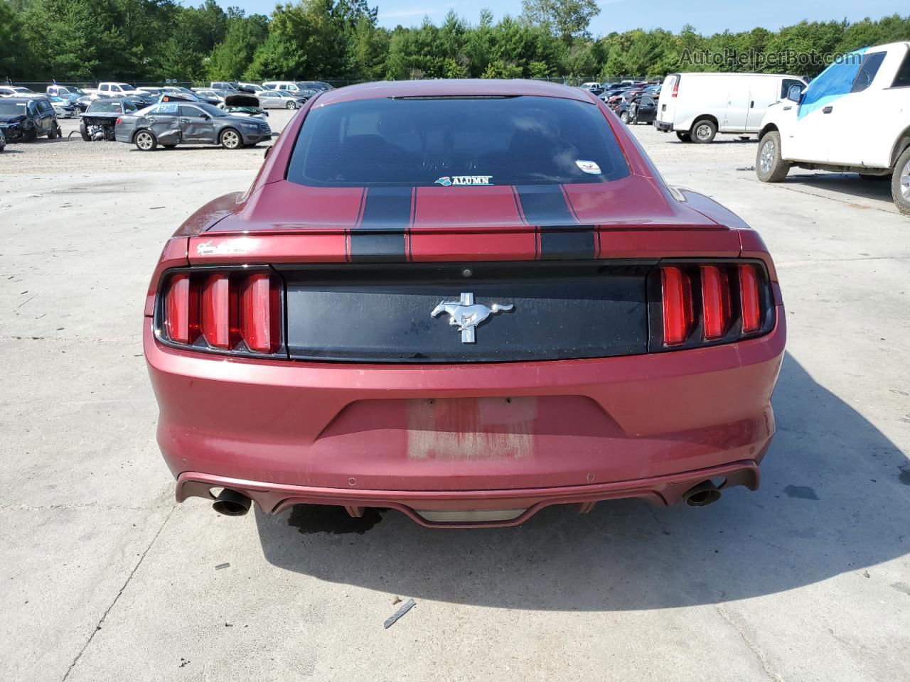 2016 Ford Mustang  Красный vin: 1FA6P8AM8G5337539