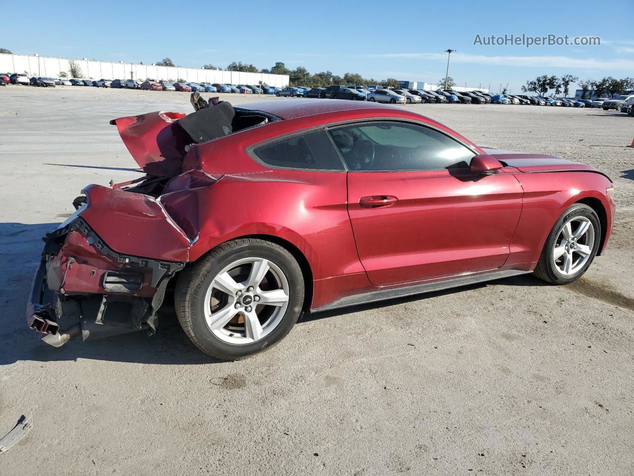 2015 Ford Mustang  Red vin: 1FA6P8AM9F5388143