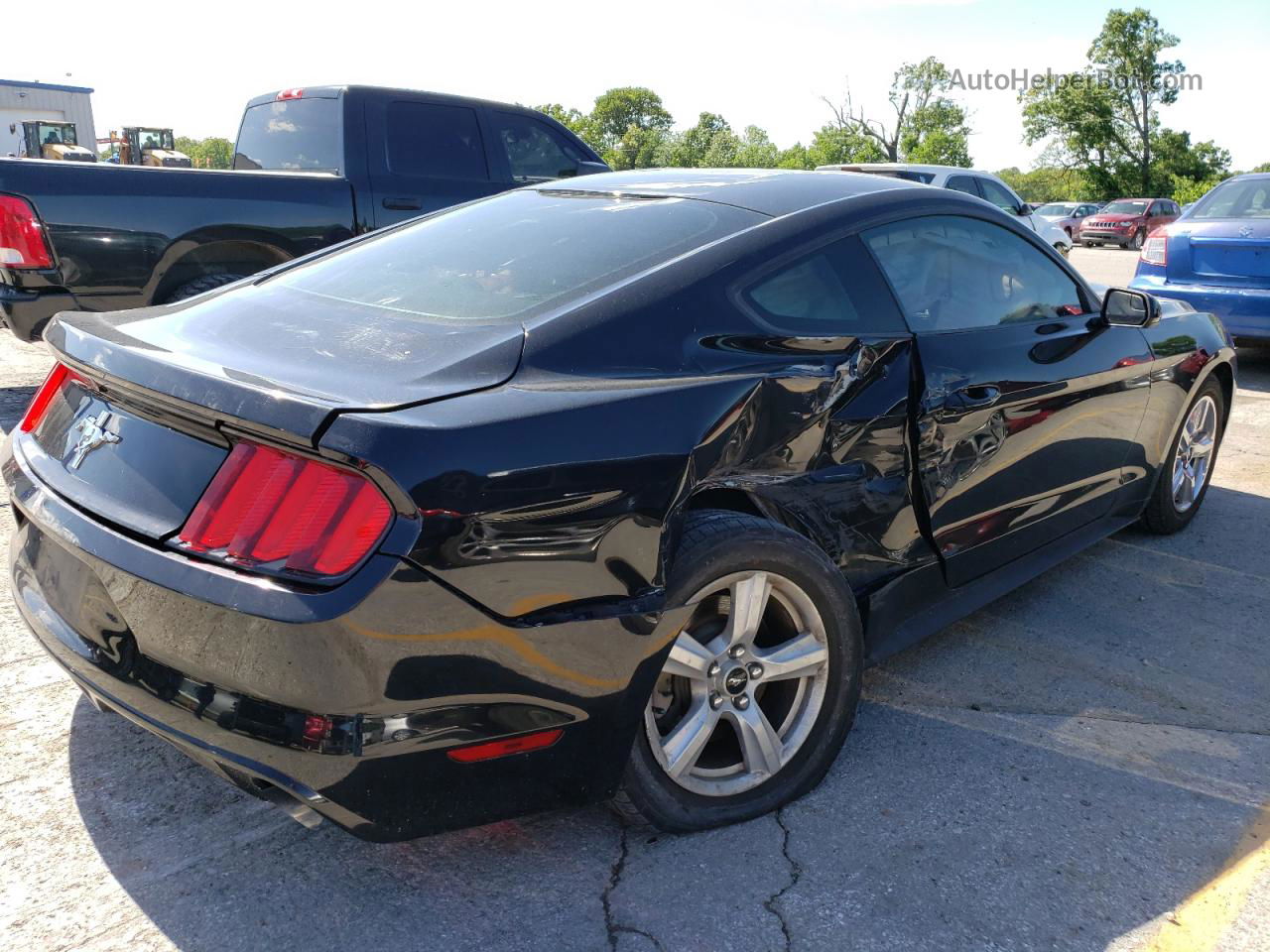 2015 Ford Mustang  Black vin: 1FA6P8AM9F5403627