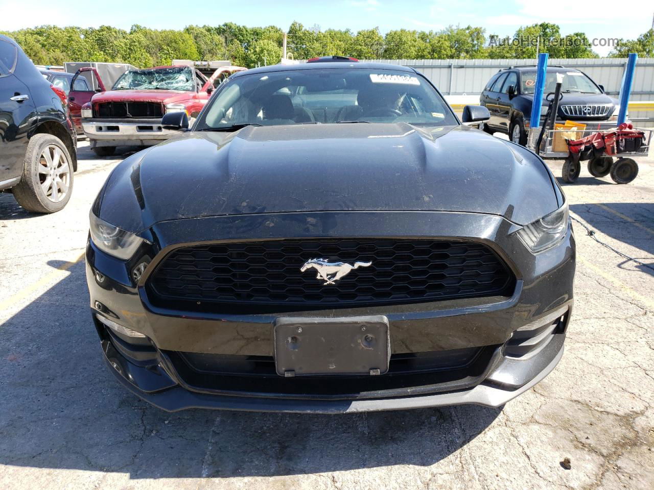 2015 Ford Mustang  Black vin: 1FA6P8AM9F5403627