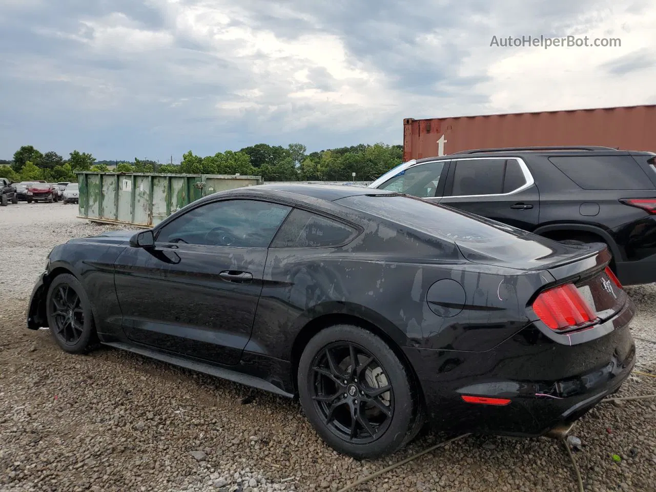 2016 Ford Mustang  Black vin: 1FA6P8AM9G5222190