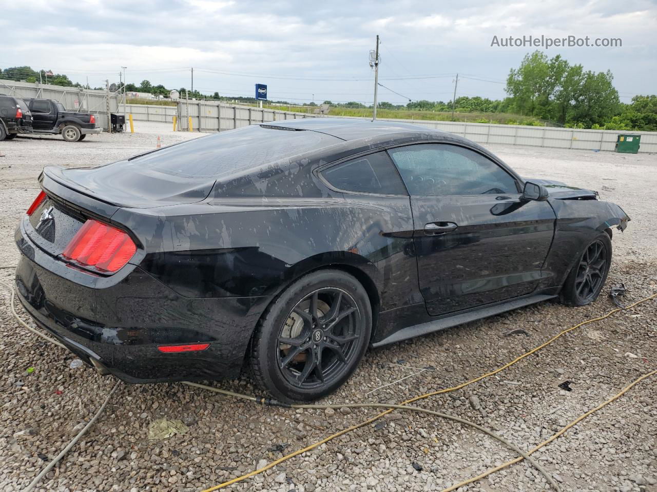 2016 Ford Mustang  Black vin: 1FA6P8AM9G5222190