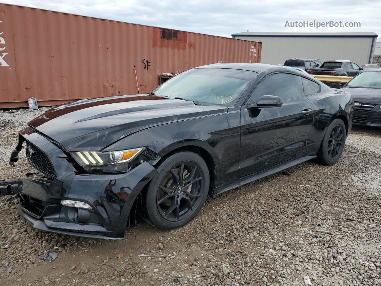 2016 Ford Mustang  Black vin: 1FA6P8AM9G5222190