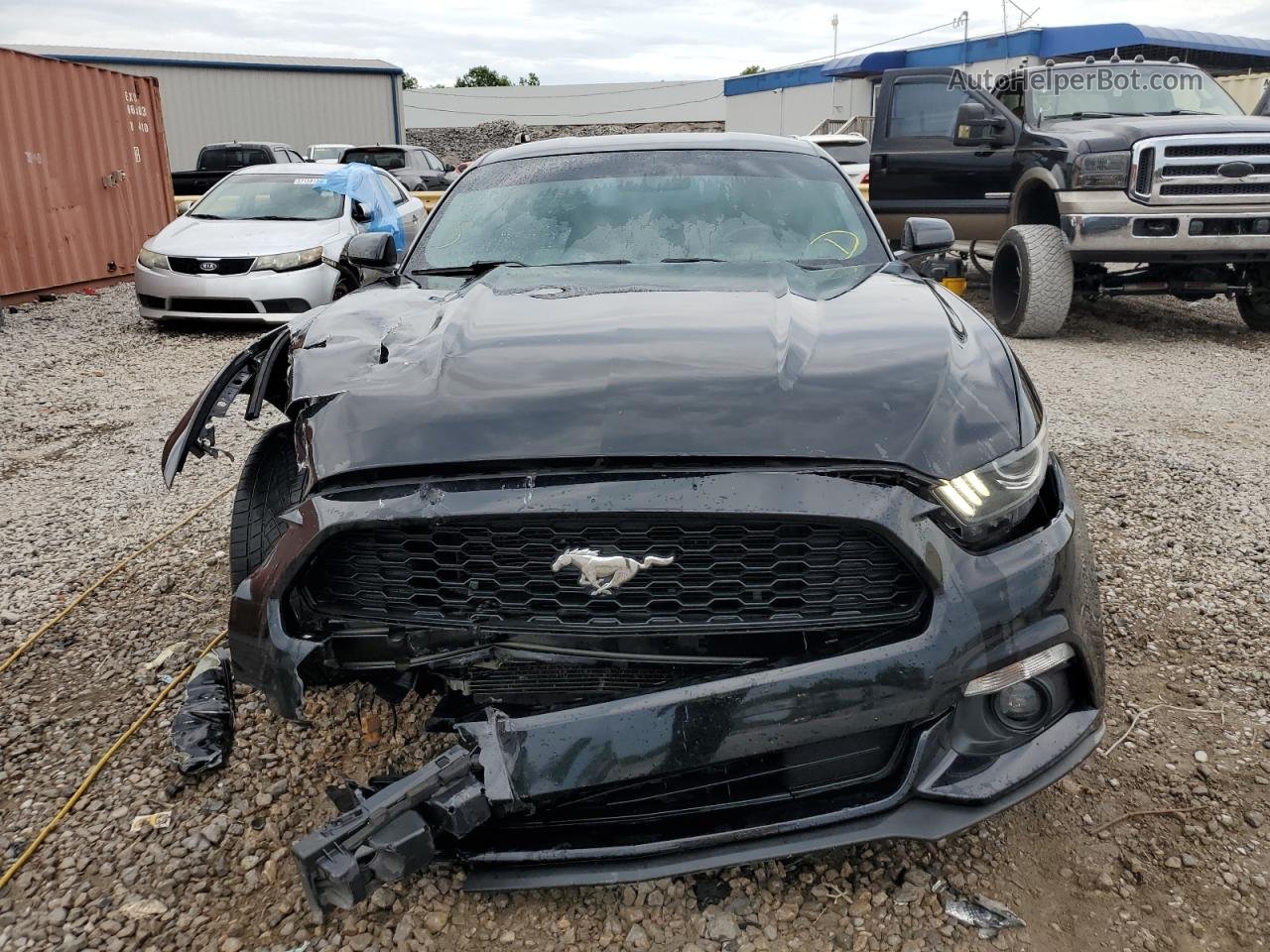 2016 Ford Mustang  Black vin: 1FA6P8AM9G5222190