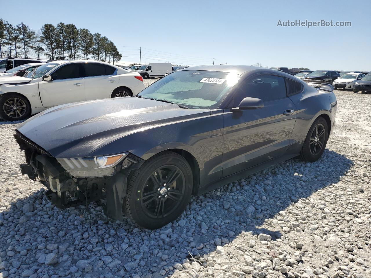 2016 Ford Mustang  Gray vin: 1FA6P8AM9G5223873