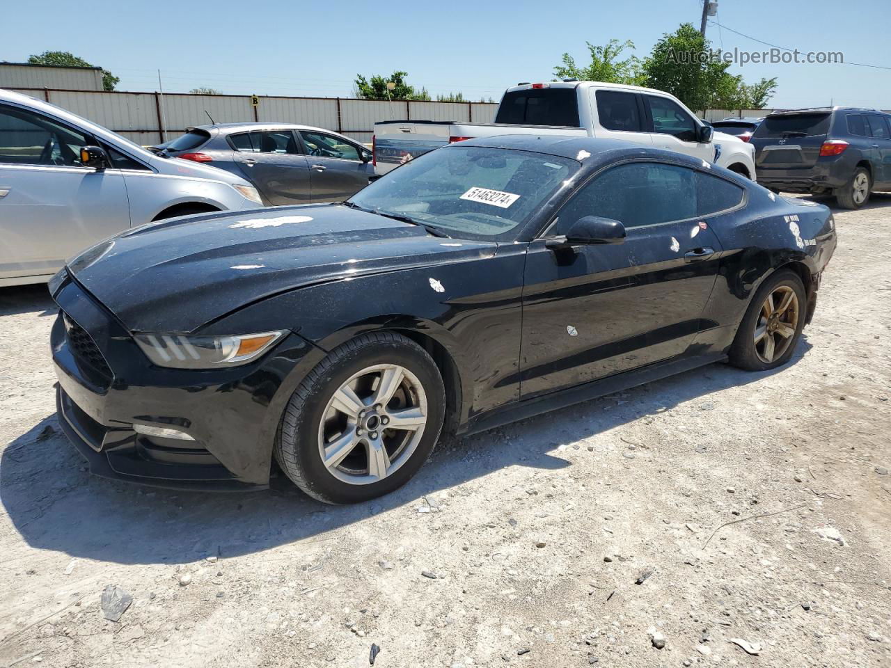 2016 Ford Mustang  Black vin: 1FA6P8AM9G5283751
