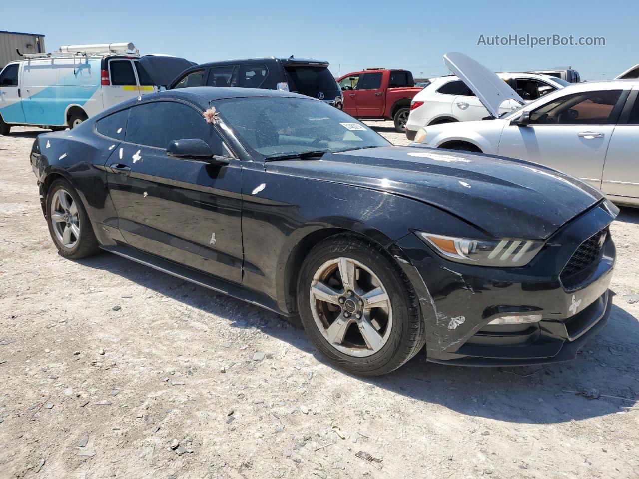 2016 Ford Mustang  Black vin: 1FA6P8AM9G5283751