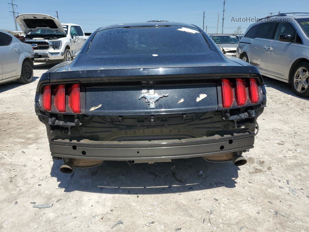 2016 Ford Mustang  Black vin: 1FA6P8AM9G5283751