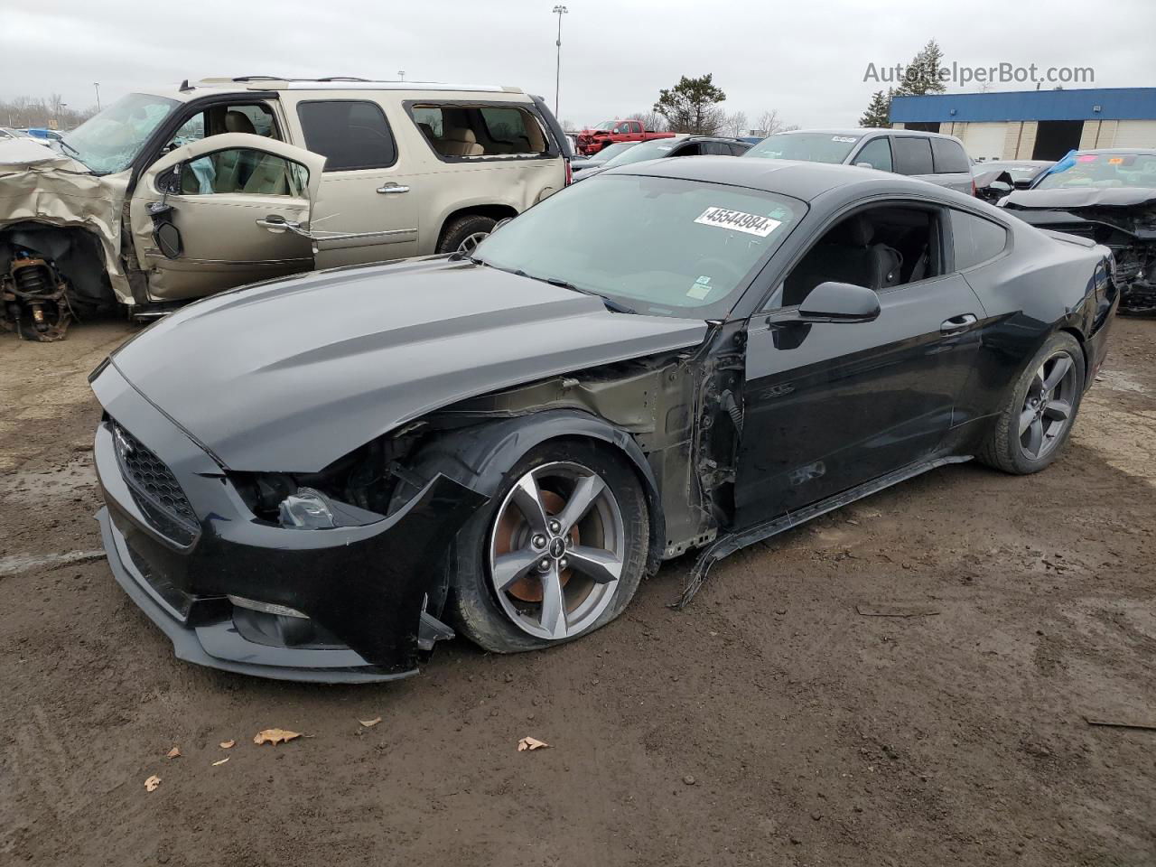 2015 Ford Mustang  Black vin: 1FA6P8AMXF5317467