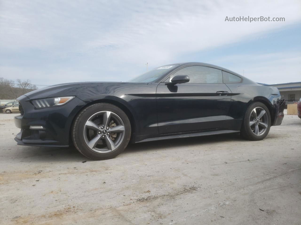 2015 Ford Mustang  Black vin: 1FA6P8AMXF5335516