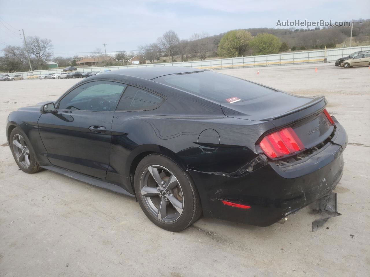 2015 Ford Mustang  Black vin: 1FA6P8AMXF5335516