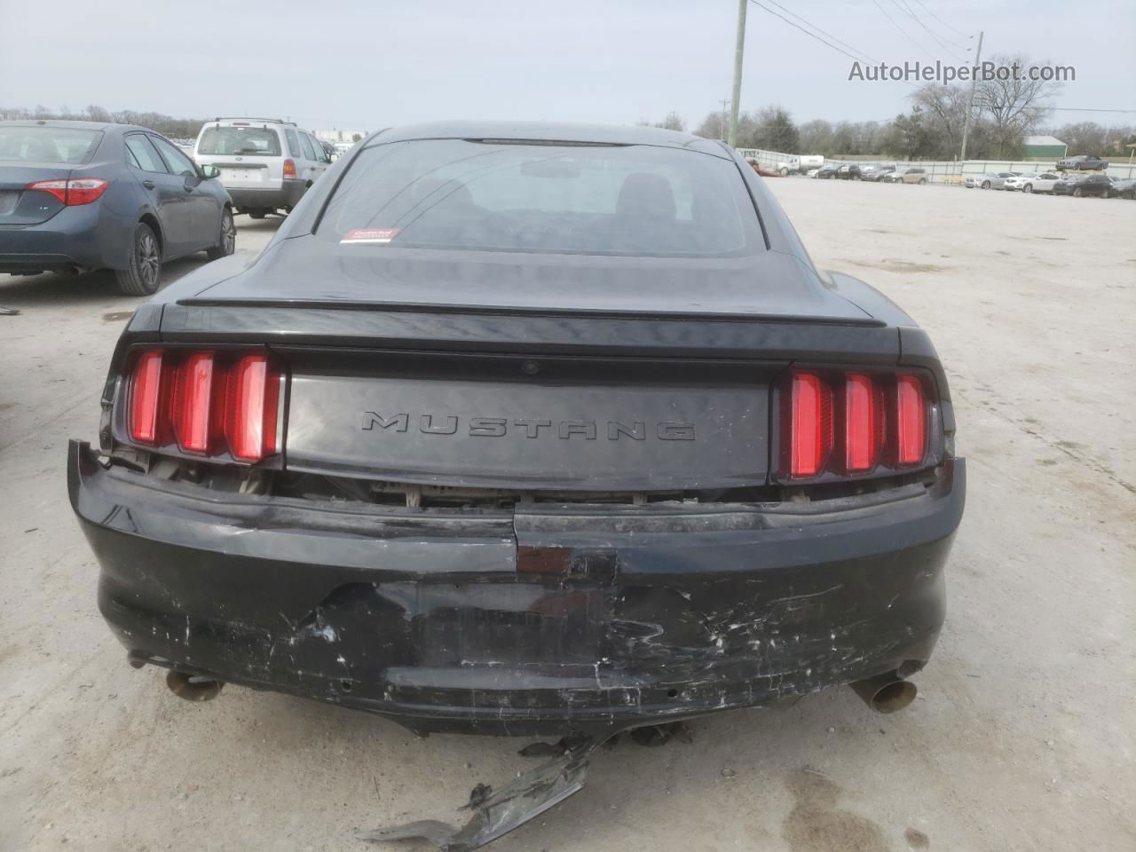 2015 Ford Mustang  Черный vin: 1FA6P8AMXF5335516