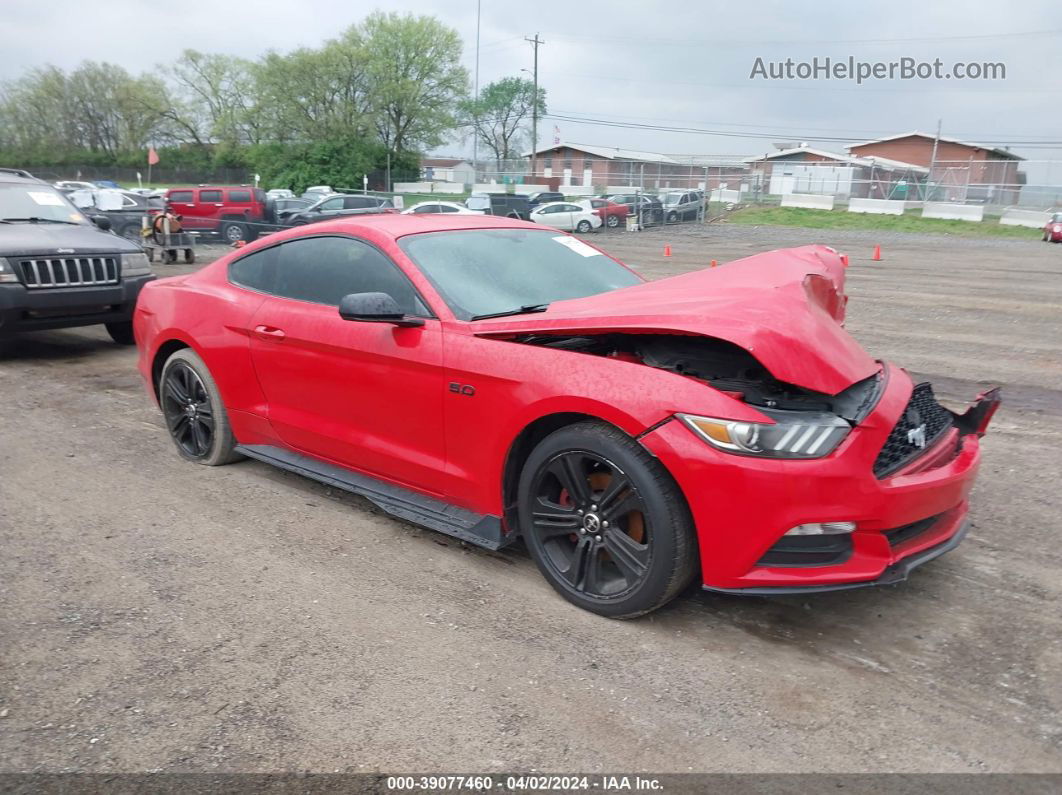 2015 Ford Mustang V6 Red vin: 1FA6P8AMXF5377958