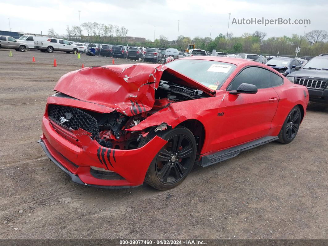 2015 Ford Mustang V6 Red vin: 1FA6P8AMXF5377958