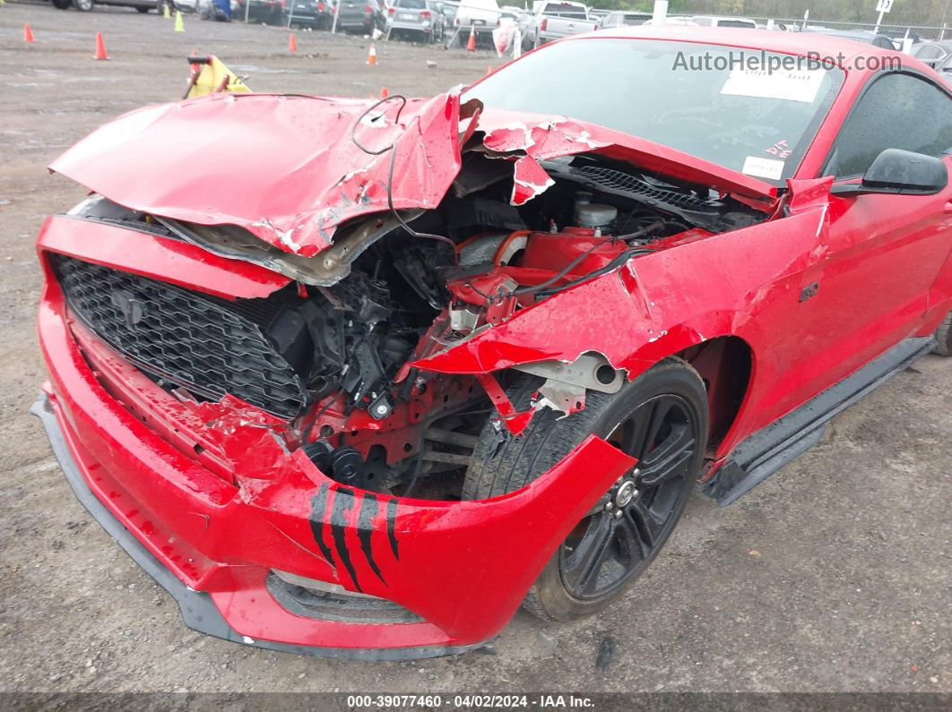 2015 Ford Mustang V6 Red vin: 1FA6P8AMXF5377958