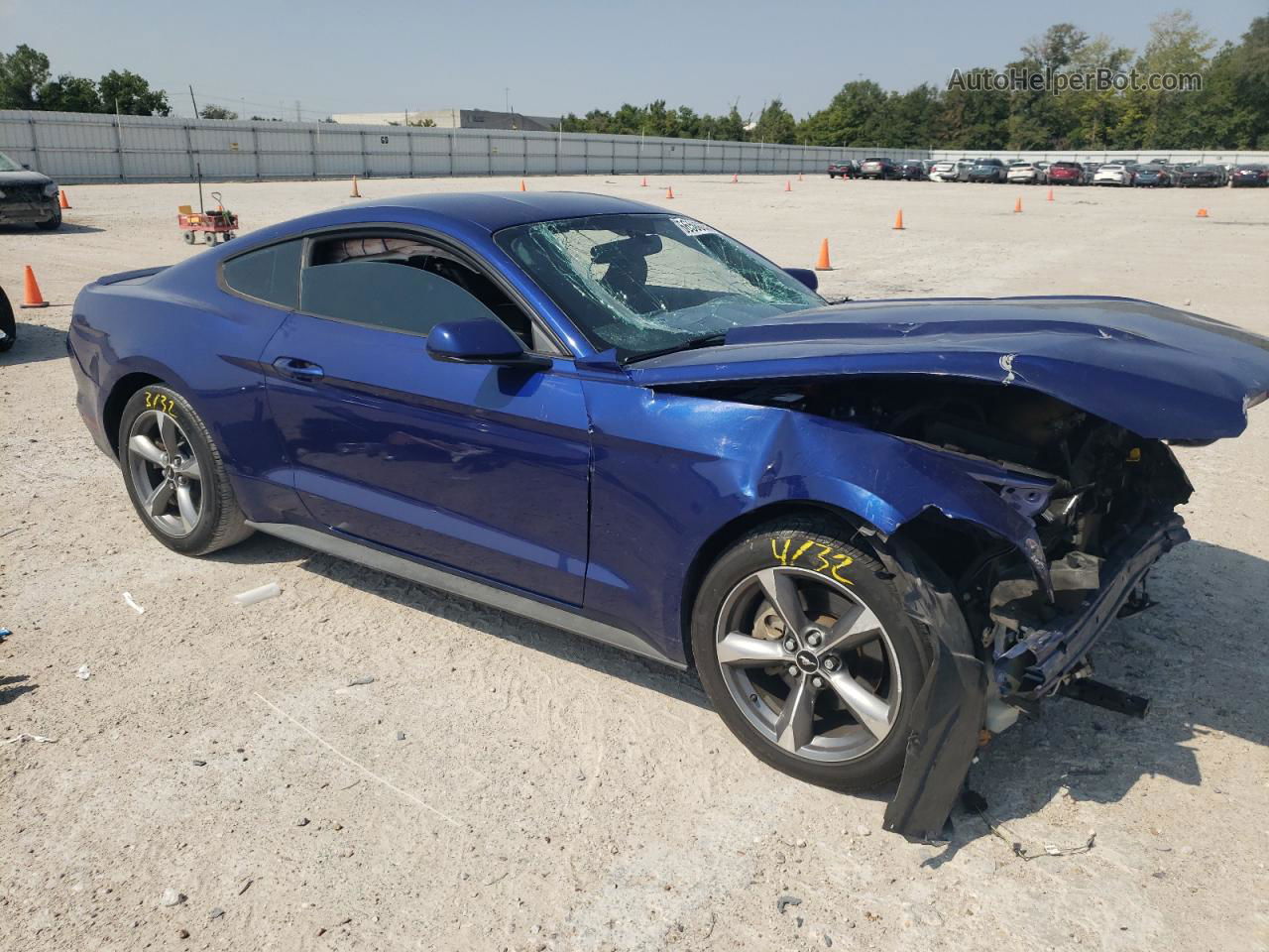 2015 Ford Mustang  Blue vin: 1FA6P8AMXF5381315