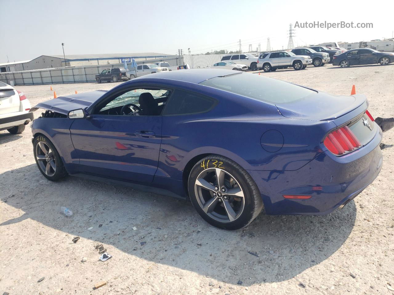 2015 Ford Mustang  Синий vin: 1FA6P8AMXF5381315