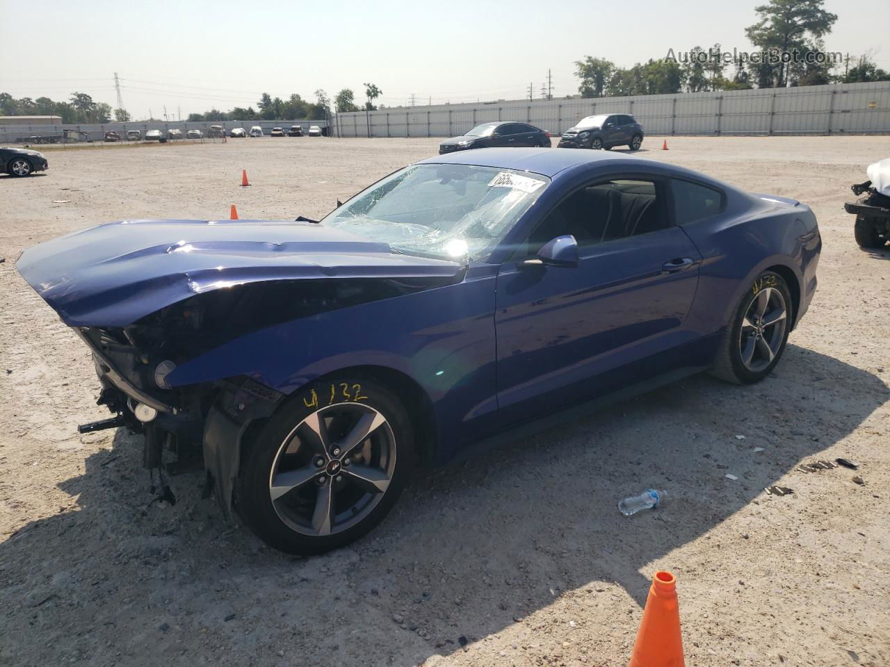 2015 Ford Mustang  Blue vin: 1FA6P8AMXF5381315