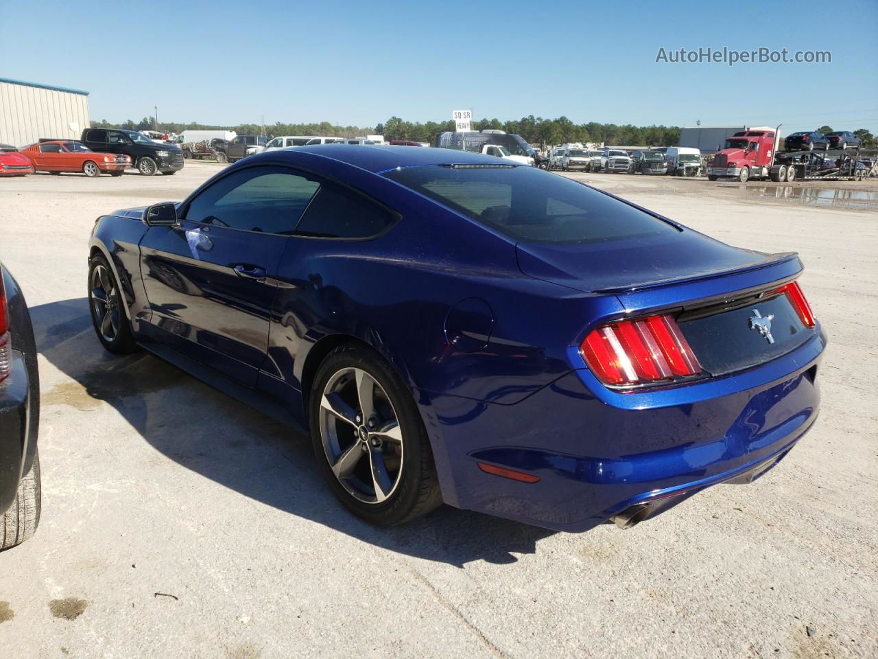 2015 Ford Mustang Blue vin: 1FA6P8AMXF5381315