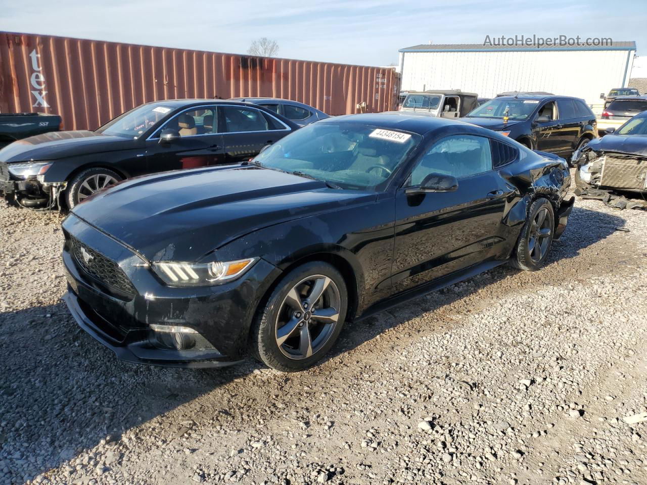 2016 Ford Mustang  Black vin: 1FA6P8AMXG5223896