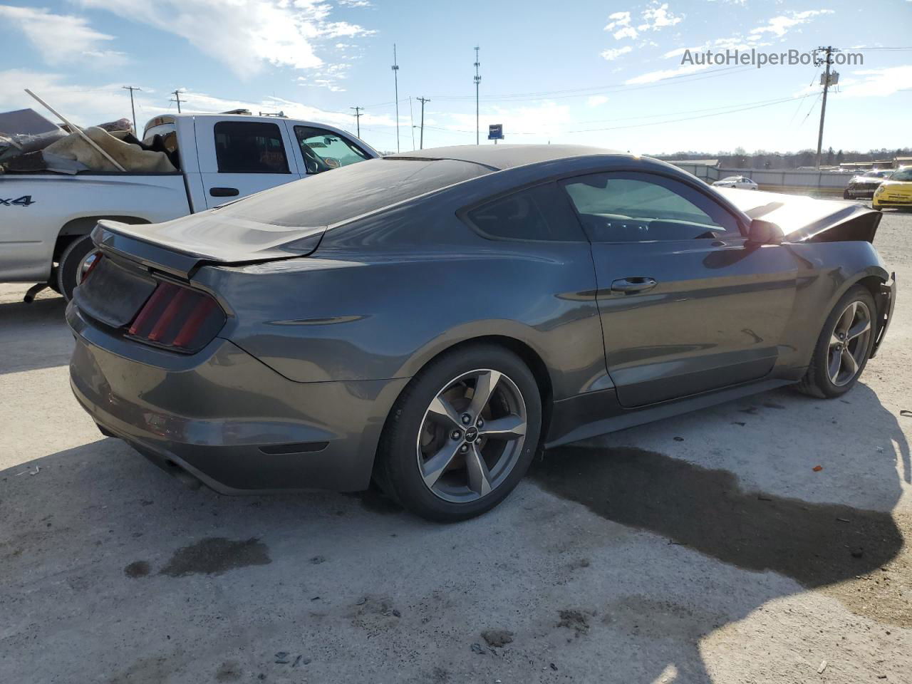 2016 Ford Mustang  Gray vin: 1FA6P8AMXG5232534