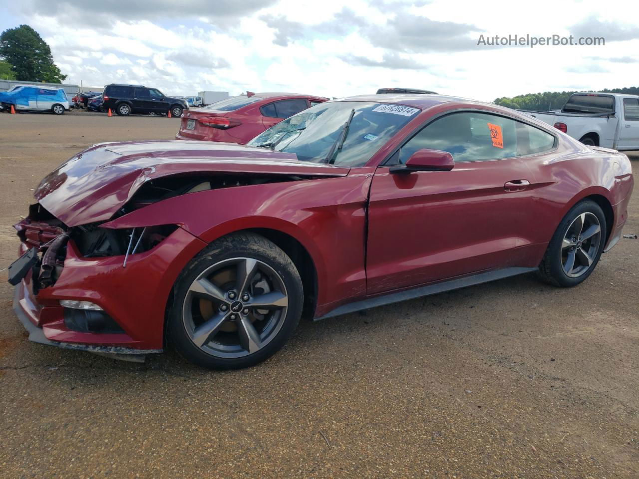 2016 Ford Mustang  Red vin: 1FA6P8AMXG5242108