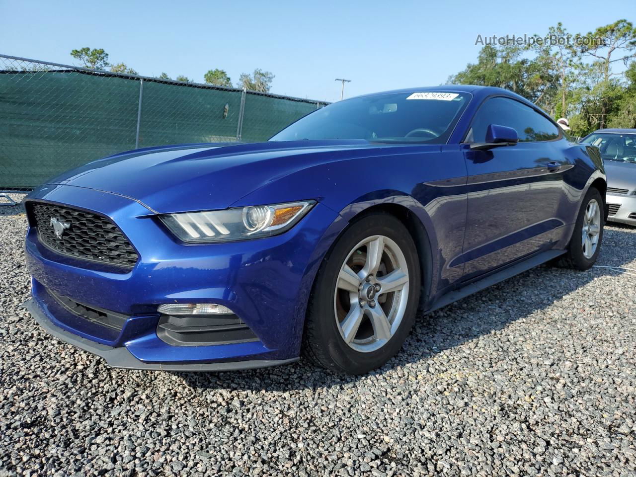 2016 Ford Mustang  Blue vin: 1FA6P8AMXG5255568