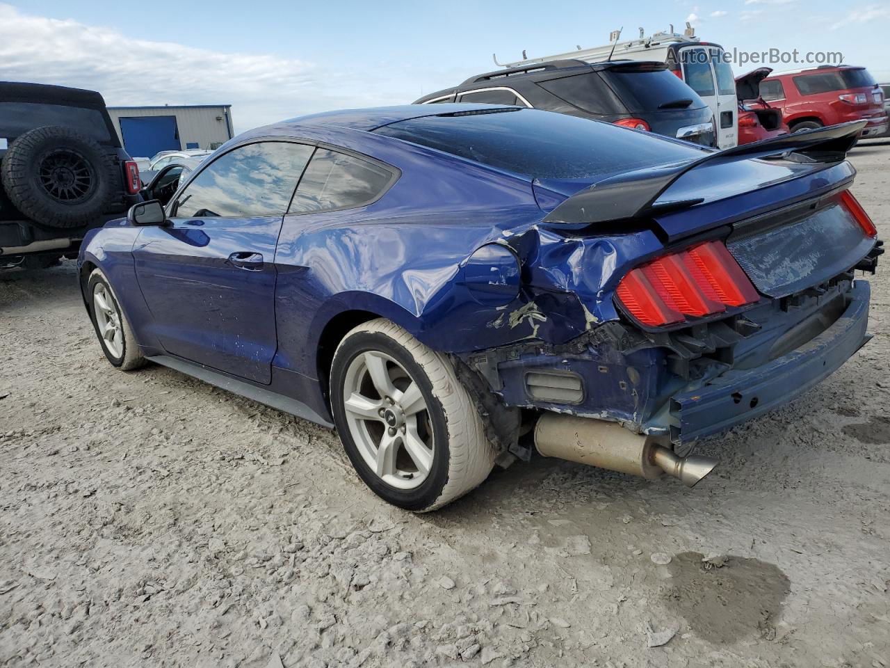 2016 Ford Mustang  Blue vin: 1FA6P8AMXG5327529