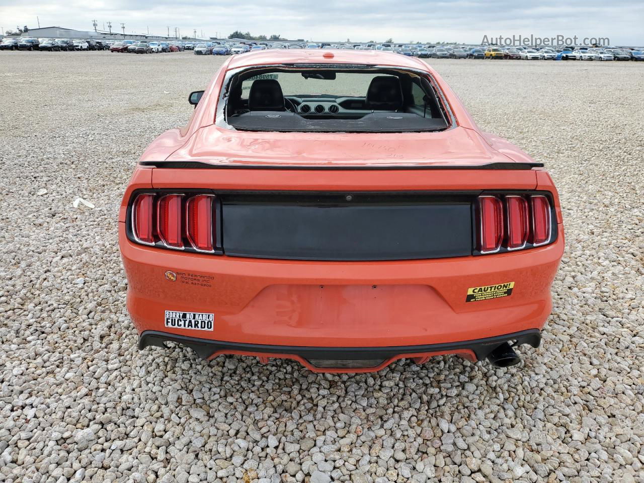 2015 Ford Mustang Gt Orange vin: 1FA6P8CF0F5300904