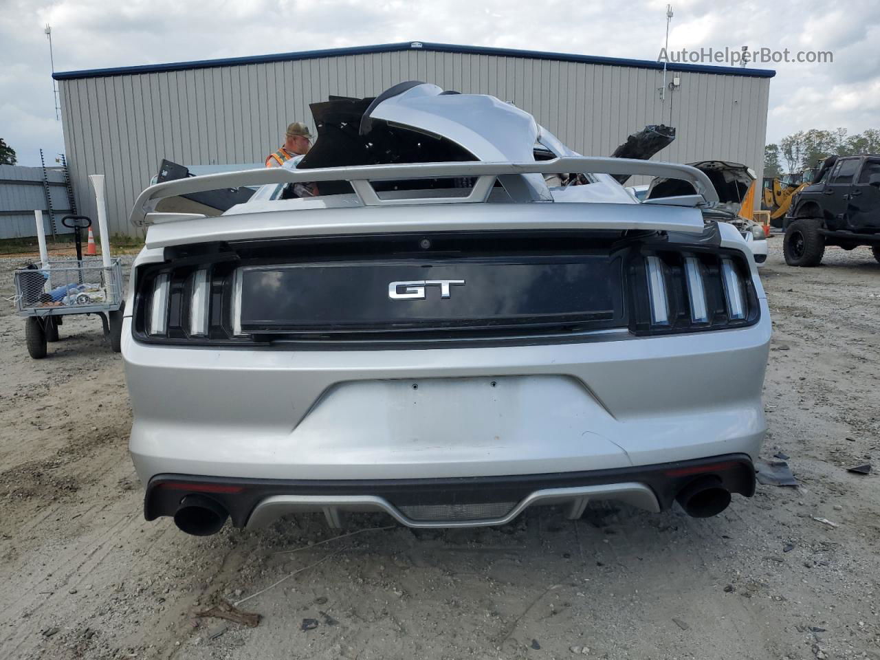 2015 Ford Mustang Gt Серебряный vin: 1FA6P8CF0F5325155