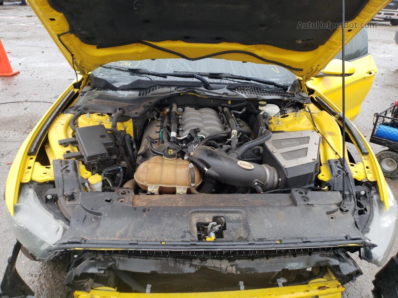 2015 Ford Mustang Gt Желтый vin: 1FA6P8CF0F5349567