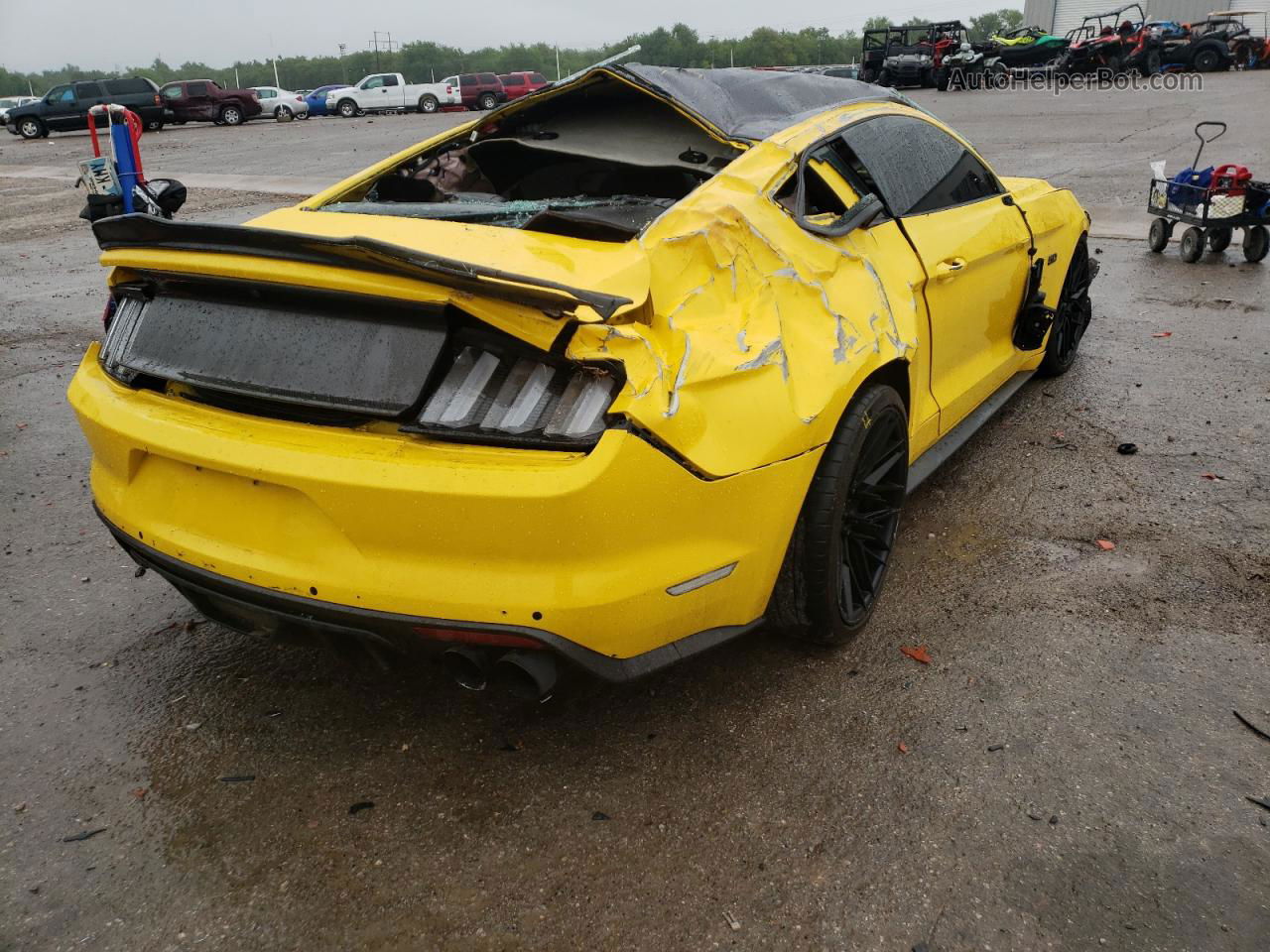 2015 Ford Mustang Gt Yellow vin: 1FA6P8CF0F5349567