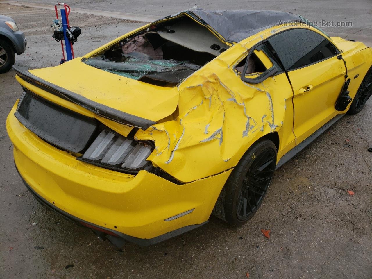 2015 Ford Mustang Gt Желтый vin: 1FA6P8CF0F5349567
