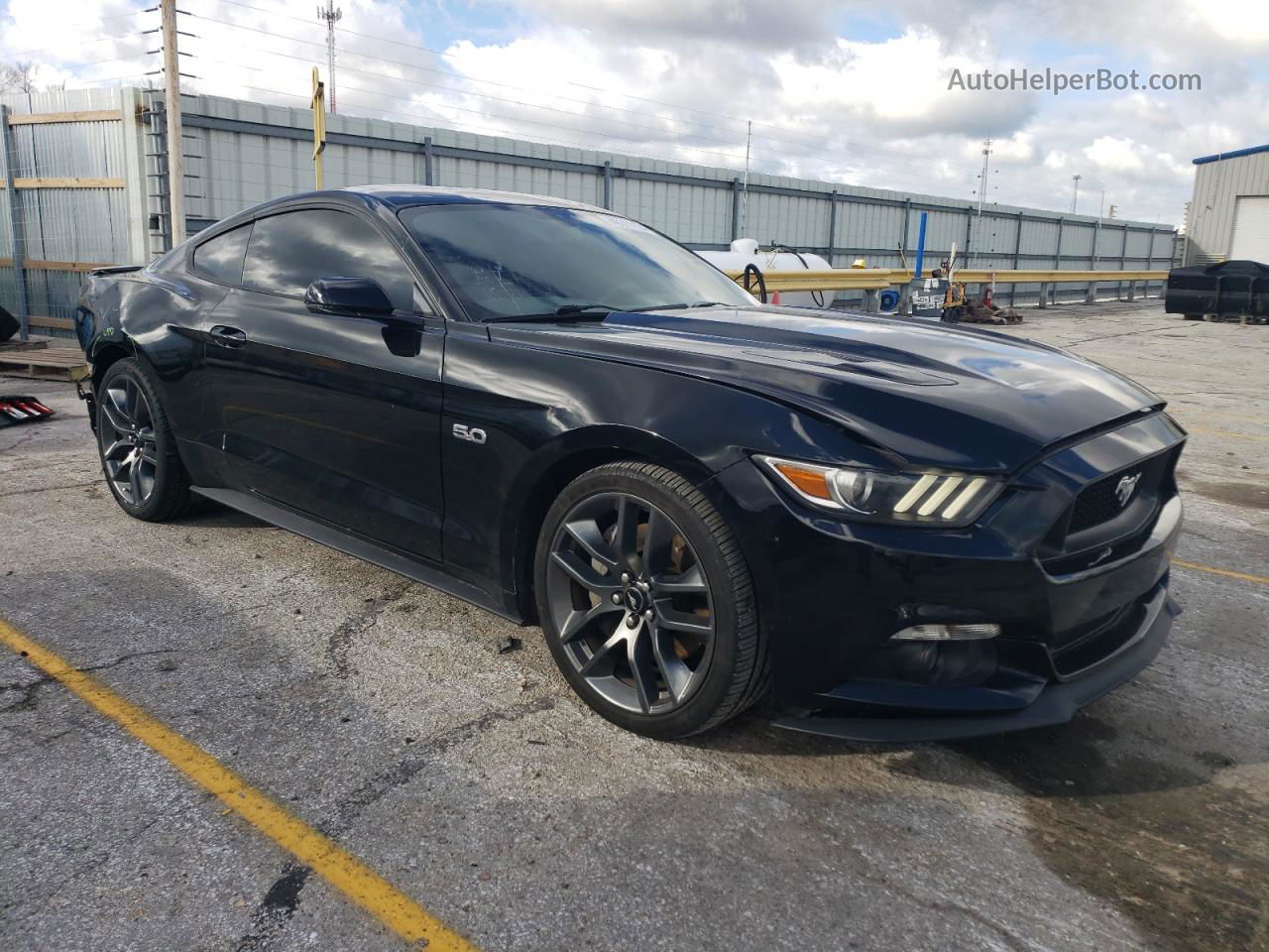 2015 Ford Mustang Gt Black vin: 1FA6P8CF0F5412635