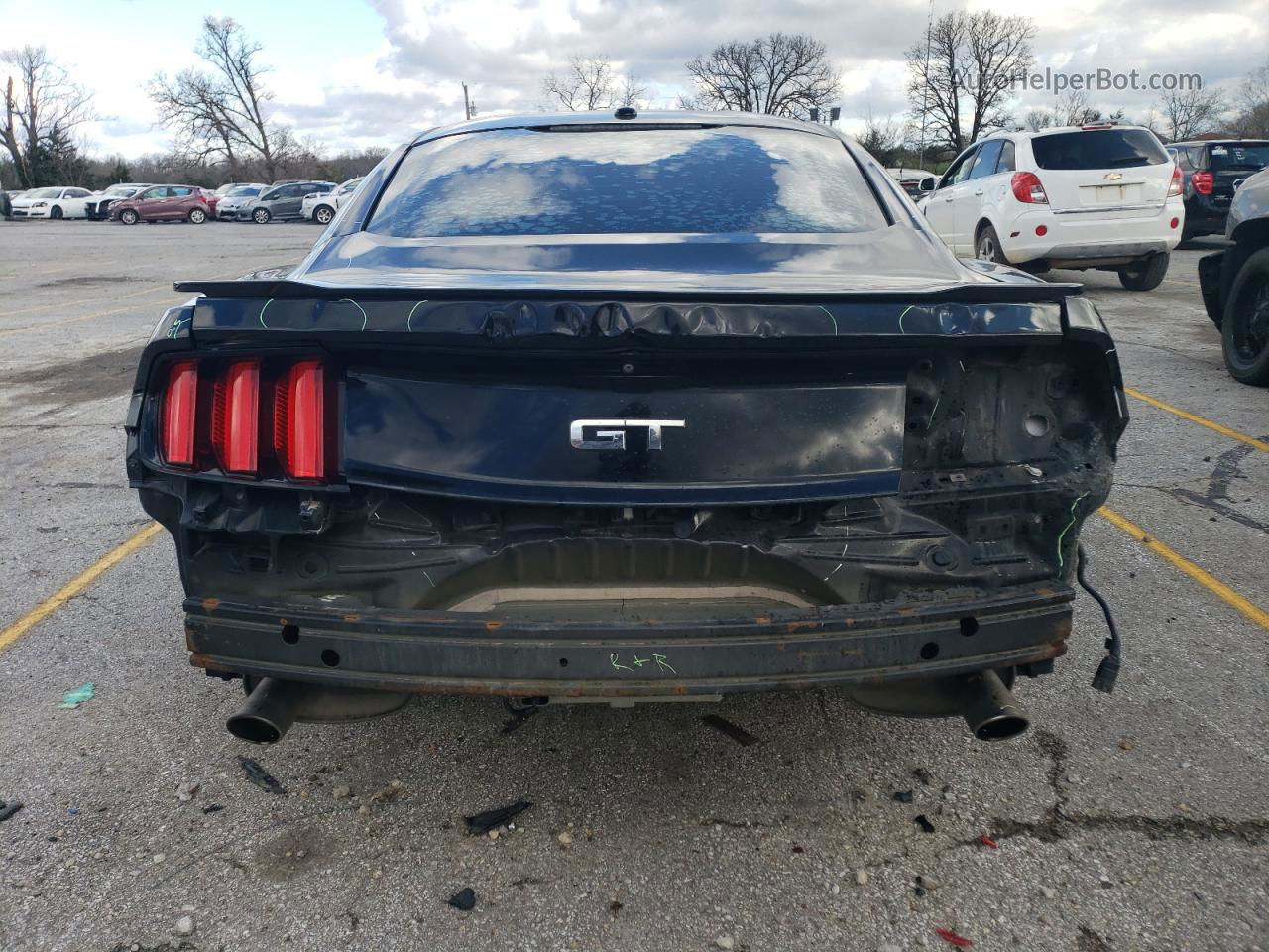 2015 Ford Mustang Gt Black vin: 1FA6P8CF0F5412635