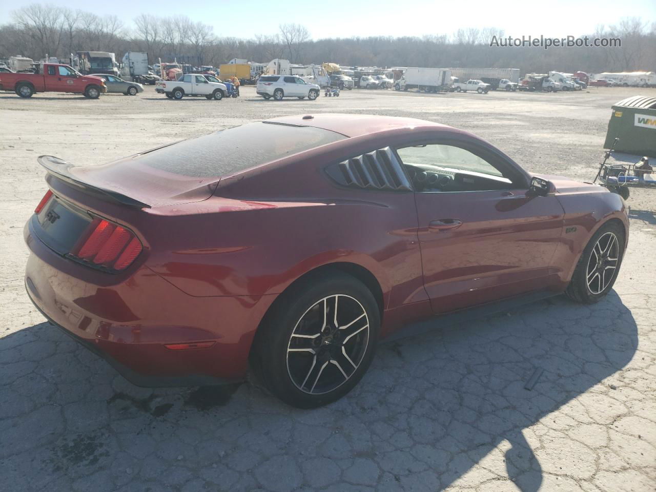 2016 Ford Mustang Gt Red vin: 1FA6P8CF0G5260549